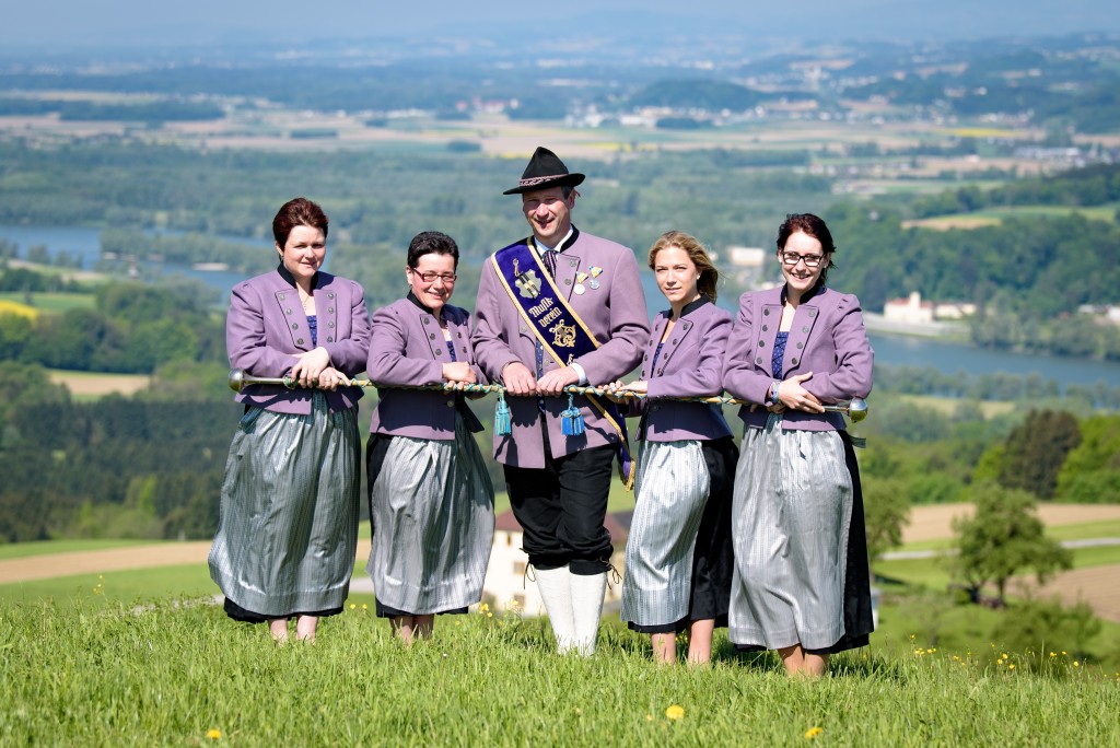 v.l.n.r.: Regina Gruber, Angela Käferböck, Reinhard Ebner, Anna Schweighofer, Julia Strobl